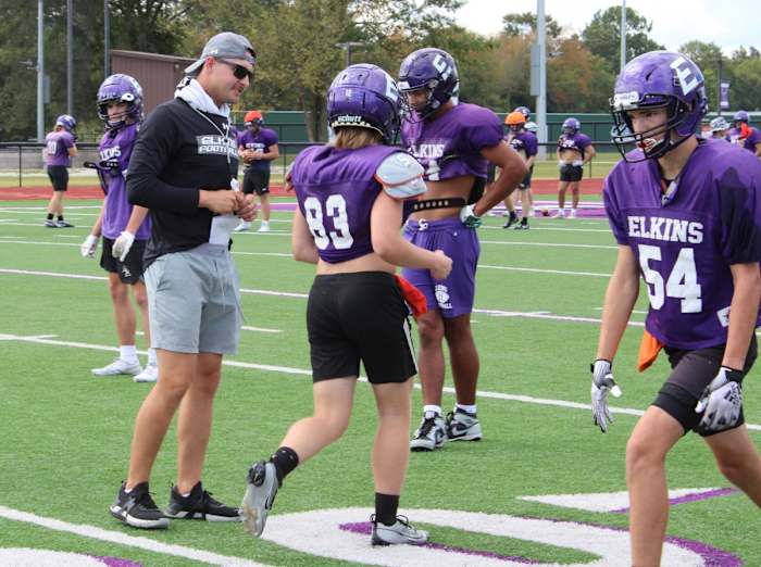 Drew Morgan is happy coaching high school football and imparting some of the wisdom he has obtained during his career.